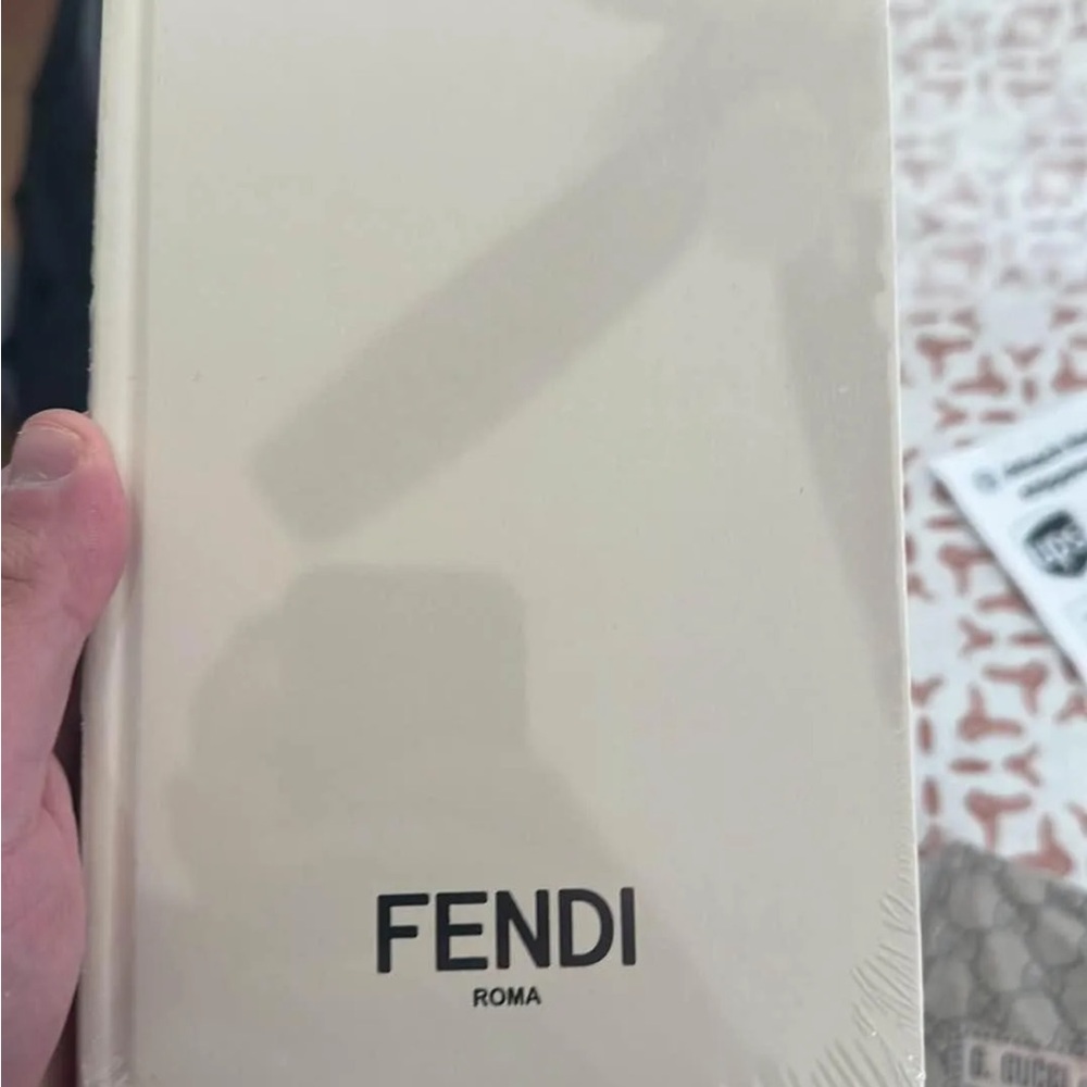 Fendi Cream Notebook